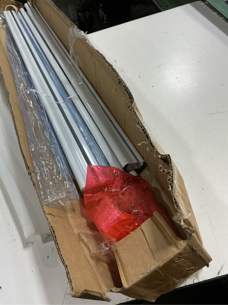 Condition photo showing Good Condition for silent curtain track ceiling mount, aluminum ultra-thin ceiling curtains tracks system, low profile drape rail for inward opening window self adhesive slide curtains rail set (12.1ft (3.7m))