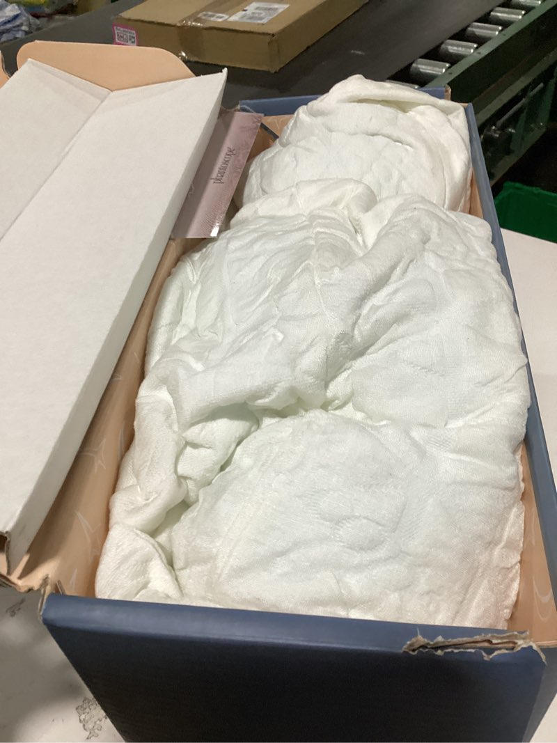 Condition photo showing As Is for phantoscope memory foam pillow for sleeping, shredded memory foam pillow cooling gel for hot sleepers, adjustable firm bed pillows with bamboo cover & cotton cover, queen size, 1 pack, gift package queen (pack of 1) white