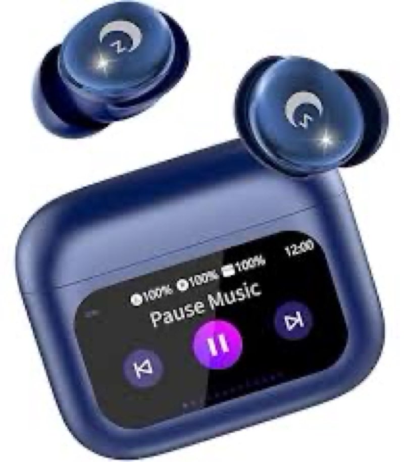 ZYHKON Sleep Earbuds Bluetooth 5.4 in Ear Touch Screen Sleep Headphones, Small Design Mini Sleep Ear