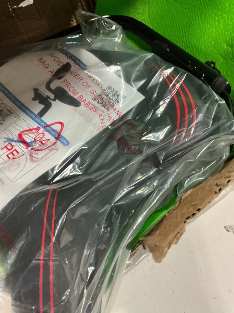 Condition photo showing As Is for COOLWUFAN Oversized Bike Seat with Backrest for Peloton Bike, Wide Bicycle Saddle Compatible with Pe