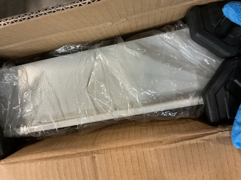 Condition photo showing New/Like New for 25.6" Tall Fireproof Wall Safes Between the Studs 16" Centers, Hidden Wall Safe with 2 Removable Shelf & Hidden Tray, Heavy Duty Wall Mount Safe for Money, Jewelry, Passport, Valuables(White) 25.6" Tall White