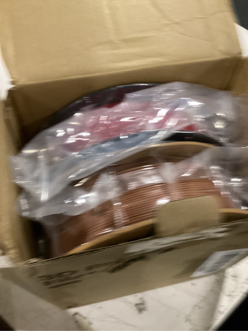 Condition photo showing As Is for elegoo pla plus filament bundle black 10kg, 1.75mm pla+ tough 3d printer filament dimensional accuracy +/- 0.02mm, 10 pack 1kg spool(2.2lbs) fits for most fdm 3d printers 10kg black 10kg