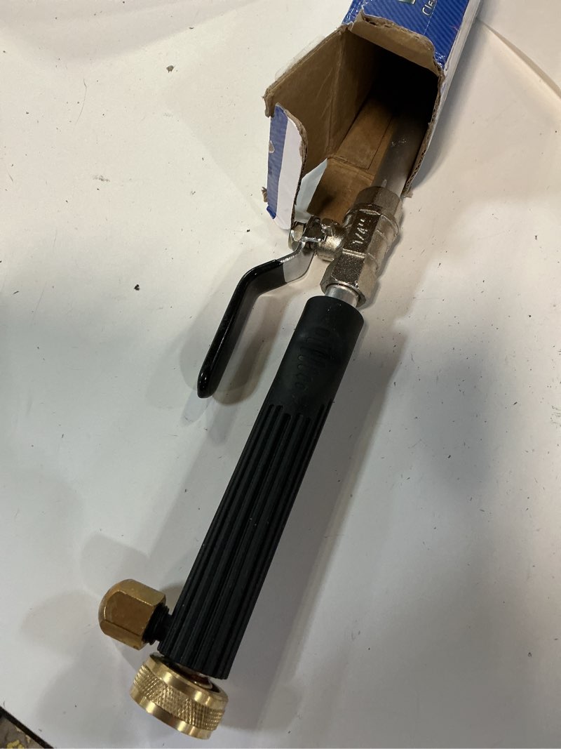 Condition photo showing Good Condition for upgraded jet nozzle for garden hose power washer wand hydro jet high pressure washer tools with 2 different nozzles and hose quick connectors black 18.0 inches
