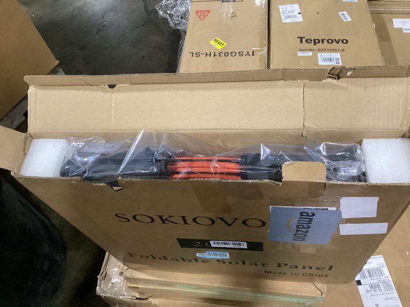 Condition photo showing Good Condition for N-Type 16BB 200W Portable Solar Panel for EF/Jackery/Bluetti/Anker Power Station 20V Foldable Solar Panel 25% High Efficiency IP68 Waterproof for Outdoor Trip RV Camping Blackout Off Grid SO-E200W