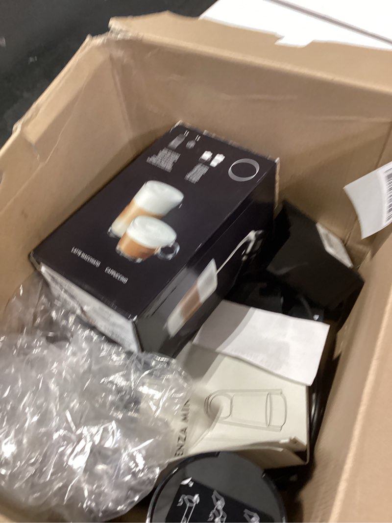 Condition photo showing Good Condition for nespresso essenza mini espresso machine by breville with milk frother,20.3 fl oz, piano black
