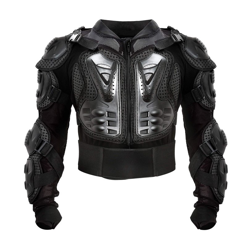 OHMOTOR Motorcycle Protective Jacket Armour for Men, Chest Back Spine Full Body Protector Armor, Mot