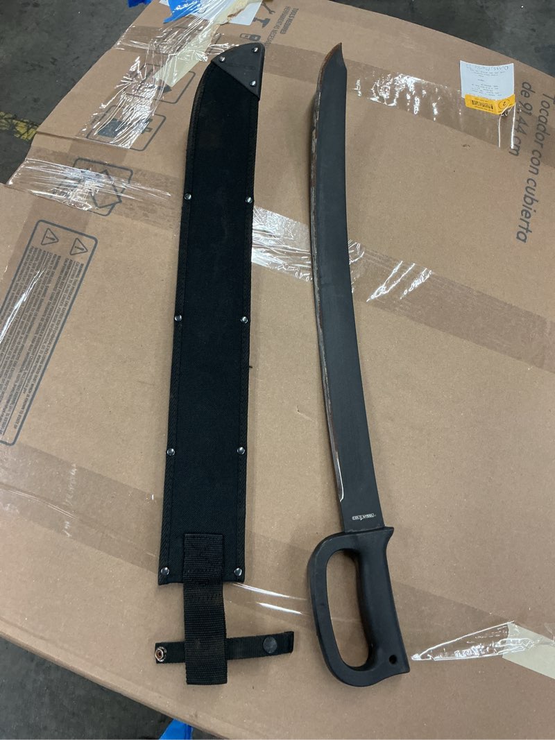 Condition photo showing As Is for cutlass machete