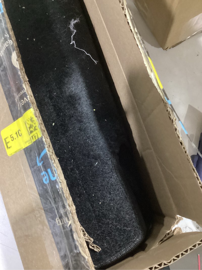 Condition photo showing As Is for similar to stock photo amazon basics universal fit rubber carpet floor mats for car suv van & truck, 4 count (pack of 1), black, 25\"l x 17.5\"w (front), 13\"l x 17.5\"w(rear)