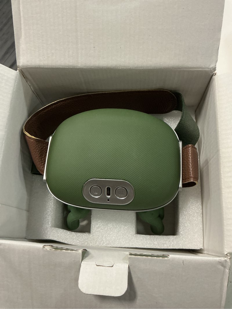 Condition photo showing As Is for neck massager with heat for pain relief deep tissue, bionic 4d deep-kneading massage with soothing heat,adjustable intensity,portable & ergonomic design for home,office,and travel relaxation