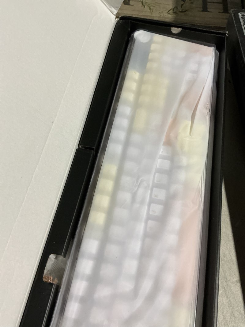Condition photo showing Good Condition for aula f108 pro - wireless mechanical keyboard with screen&knob,hot swappable gaming keyboard with 8000mah battery,pre-lubed switches,rgb backlit,pbt keycaps creamy sounding computer keyboards,104 keys gray&yellow