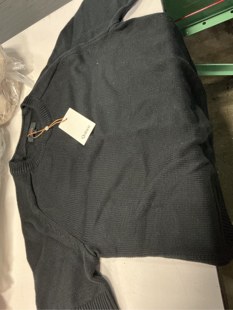 Condition photo showing Good Condition for organic cotton sweater tee black s