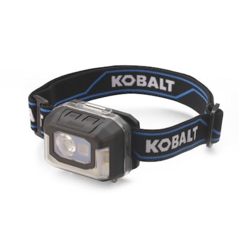 kobalt 850-lumen 6 -mode led rechargeable headlamp