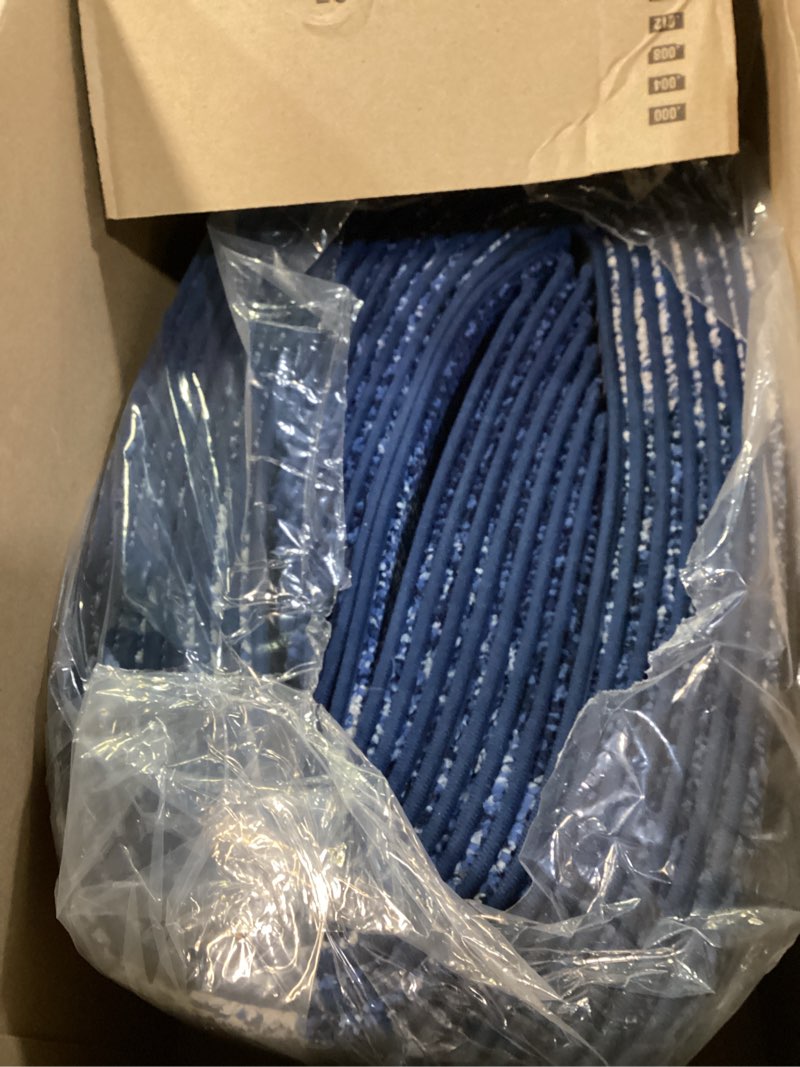 Condition photo showing Good Condition for OLANLY Stair Treads Non Slip 15PCS, 8" x 30" Indoor Stair Runners for Wooden Steps, Edging Stair Rugs with Reusable Peel and Stick Adhesive for Kids Elders and Pets, Navy 8" x 30" Navy 15