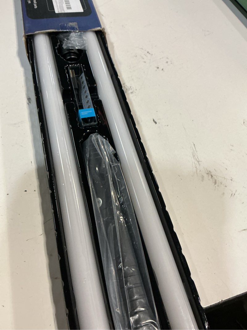 Condition photo showing Good Condition for 2 Pack Light Saber, 15 Colors and 4 Modes Light up Light Saber for Dueling, 2-in-1 RGB Detachable USB Charge, Gifts Toys for Adults Birthday Christmas Thanksgiving Black-2 Pack