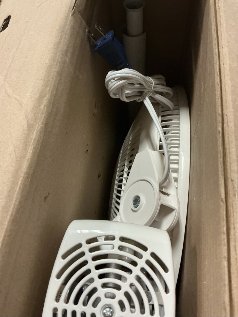 Condition photo showing As Is for lasko 2520 oscillating stand fan,white 16 inch