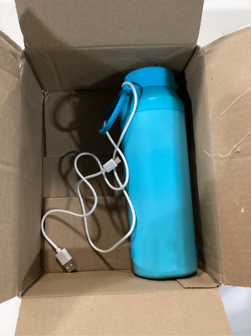 Condition photo showing As Is for paruu portable bottle warmer for travel, easy-clean wide mouth, portable milk warmer with fast heating for night feeding, 7-temp control, large 12oz capacity, ideal gifts for new parents, blue