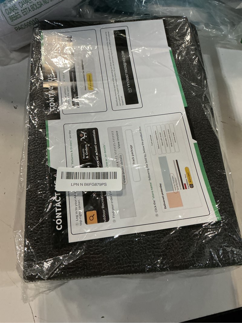 Condition photo showing New/Like New for walking pad mat for carpet, treamill mat for hardwood floors, high density, 1/4 thickness, folable, floor protection for bike, elliptical, treadmill 55"l x 23.6"w x 0.2"th