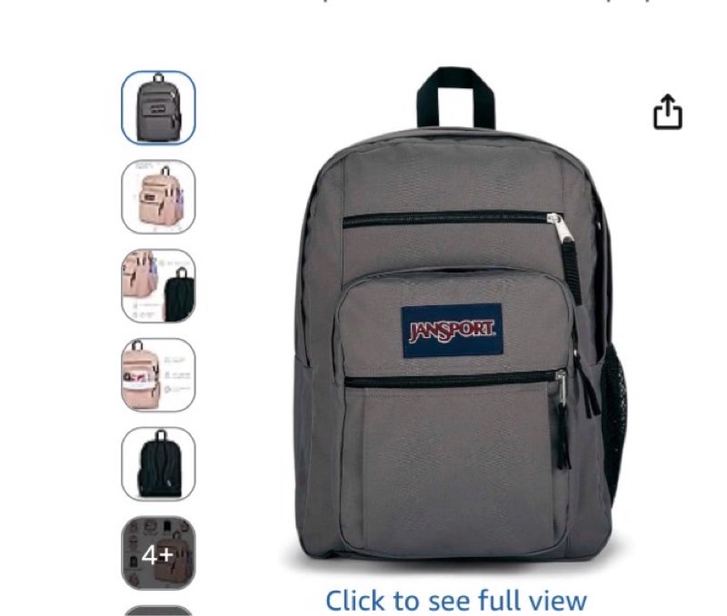 jansport laptop backpack - computer bag with 2 compartments, ergonomic shoulder straps, 15” laptop sleeve, haul handle - graphite grey