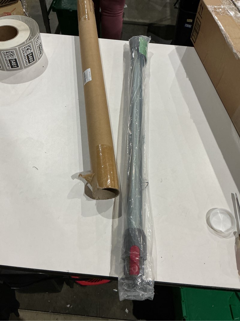 Condition photo showing New/Like New for replacement extension wand tube quick release compatible with dyson v15 v11 v10 v8 v7 vacuum accessories parts, 28.7in extension cleaner attachment for home office grey gray