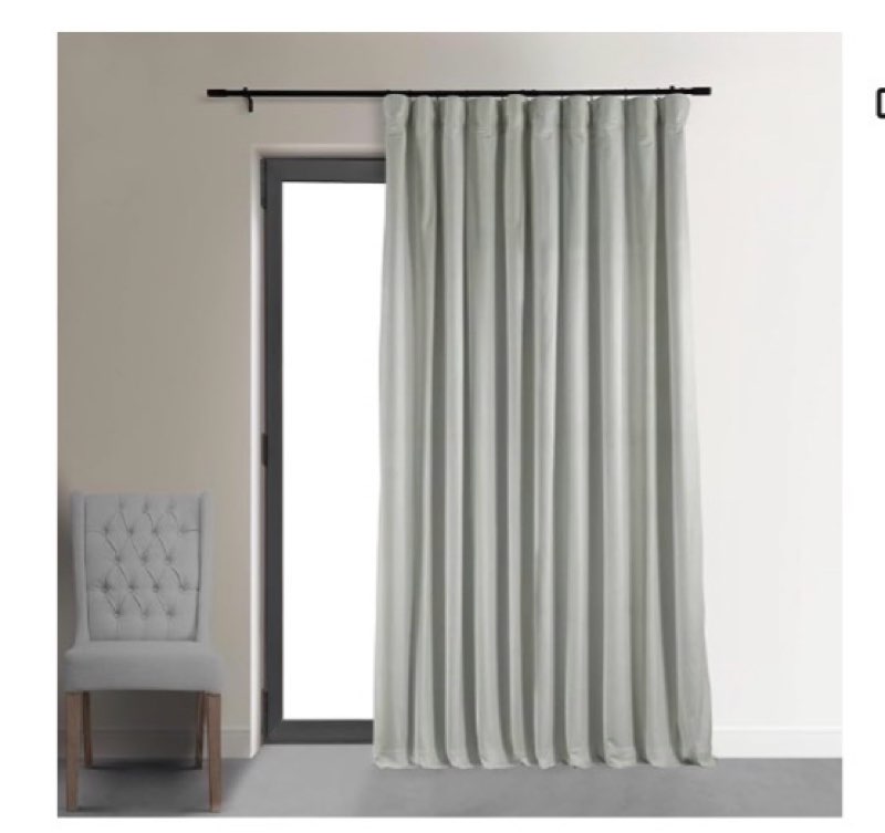 HPD Half Price Drapes Room Darkening Curtains 96 Inches Long for Bedroom & Living Room (1 Panel), 50