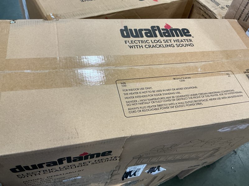 Condition photo showing New/Like New for duraflame Electric Log Set Heater with Crackling Sound - DFI041ARU-07 - Black