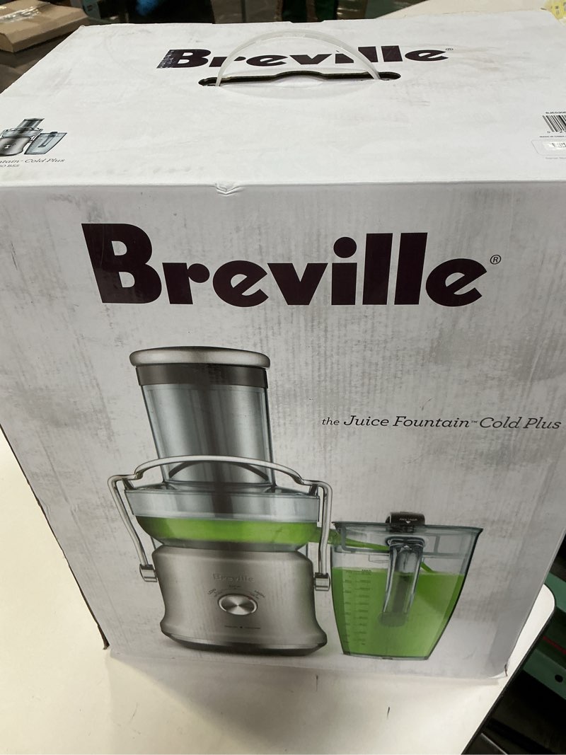 Condition photo showing Good Condition for Breville BJE530BSS Juice Fountain Cold Plus, 70 fl oz, Brushed Stainless Steel