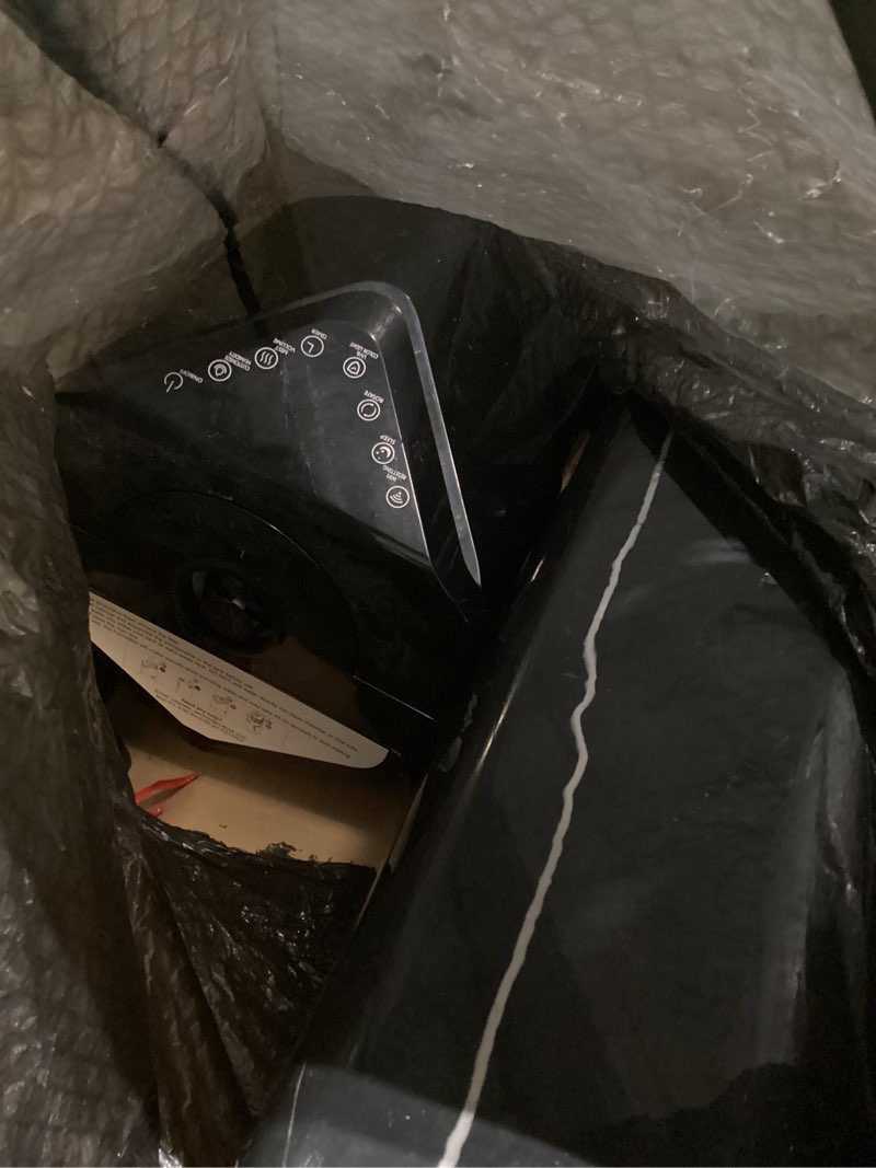 Condition photo showing As Is for 5gal humidifiers for bedroom large room 2800 sq ft, 19l quiet humidifiers for large room, floor humidifier with 6 mist mode & auto 180°mist tube for home whole house school office commercial plants black