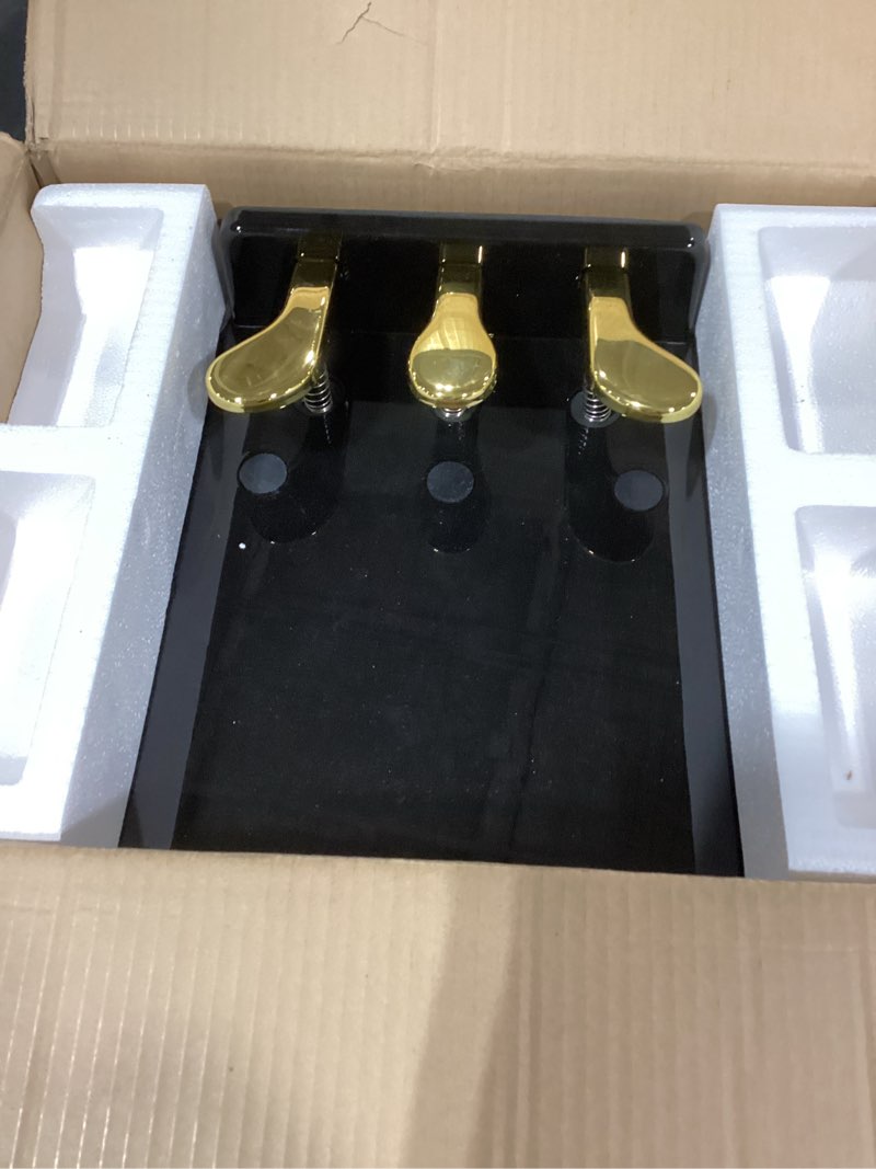 Condition photo showing Good Condition for Piano Pedal Extenders Adjustable Height with 3 Pedals Designed for Kids and Beginners Wood Black