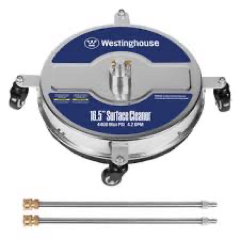 Westinghouse Universal 16.5” Pressure Washer Surface Cleaner Attachment - Stainless Steel - 4400 Max