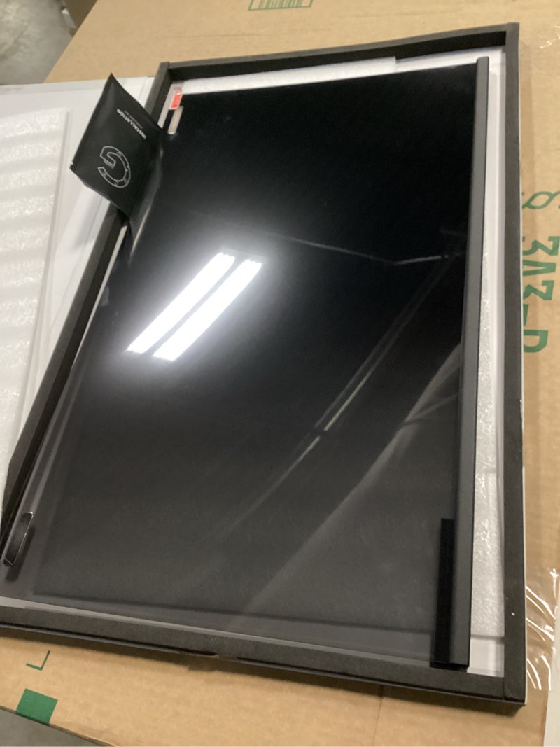 Condition photo showing Good Condition for Magnetic Privacy Screen for Frameless Computer Monitor 23 Inch 16:9 Aspect Ratio,Hanging Blue Light Screen Protector Eye Protection Anti-Spy Shield, 23in Removable Privacy Filter