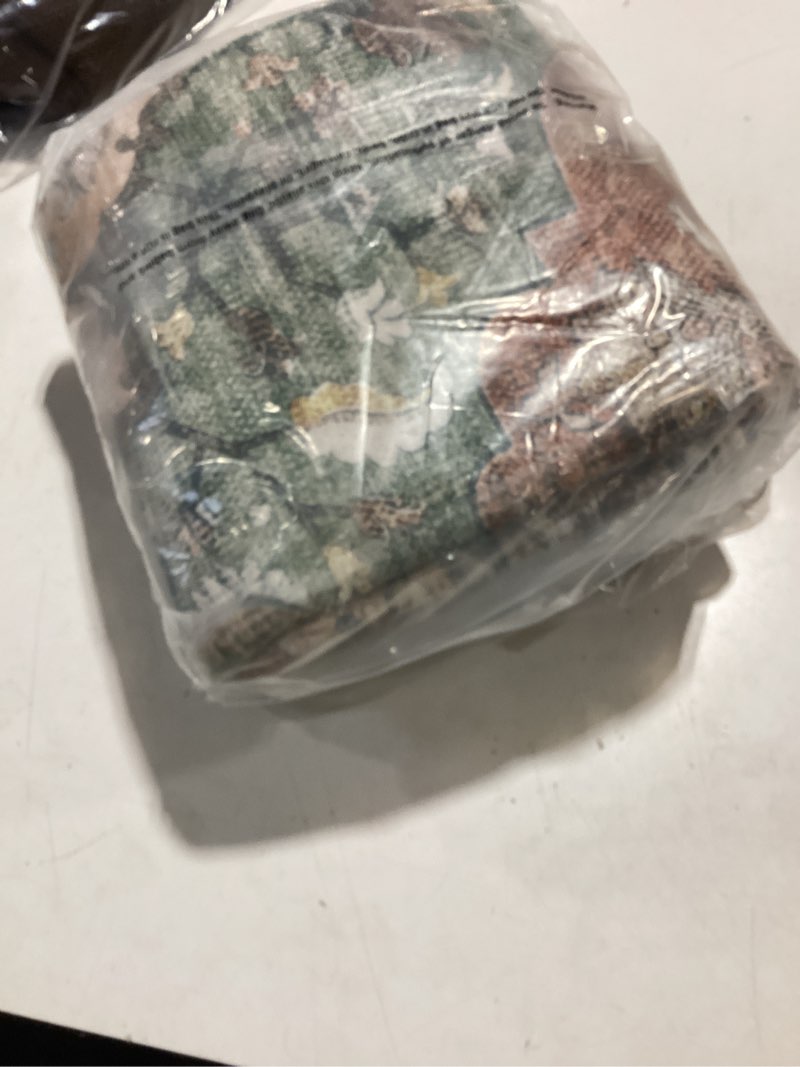 Condition photo showing Good Condition for releany area rugs runner 3'x6' washable non-slip, floral vintage distress medallion carpet for kitchen hallway bedroom beside laundry room bathroom, terracotta burnt orange green brick/brown/green 3' x 6' (runner)