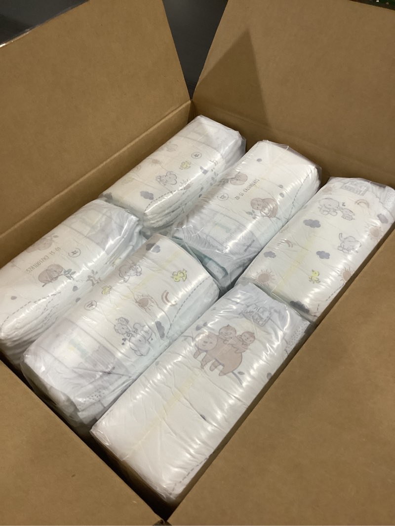 Condition photo showing Good Condition for Pampers Swaddlers Diapers, Size 4 (15-34 lbs), 150 Count, Absorbent, Keeps Baby Dry and Comfortable, Skin Safe Disposable Baby Diaper (Packaging May Vary) Size 4 150