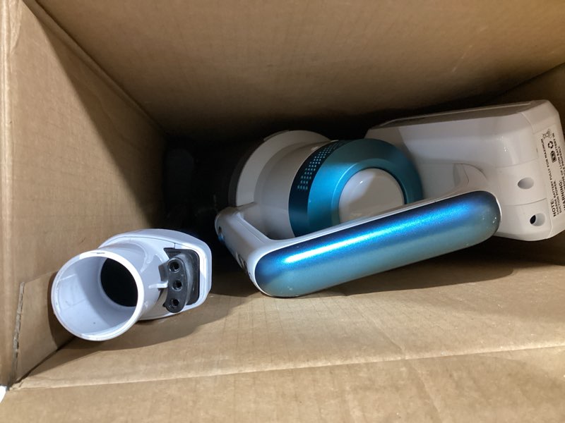 Condition photo showing Good Condition for Eureka RapidClean Pro NEC280TL Cordless Stick Vacuum Cleaner – Lightweight 5.3 lbs, 40-Min Runtime, LED Headlights, 3 Power Modes, Ideal for Pet Hair, Hard Floors & Carpets Blue NEC280TL