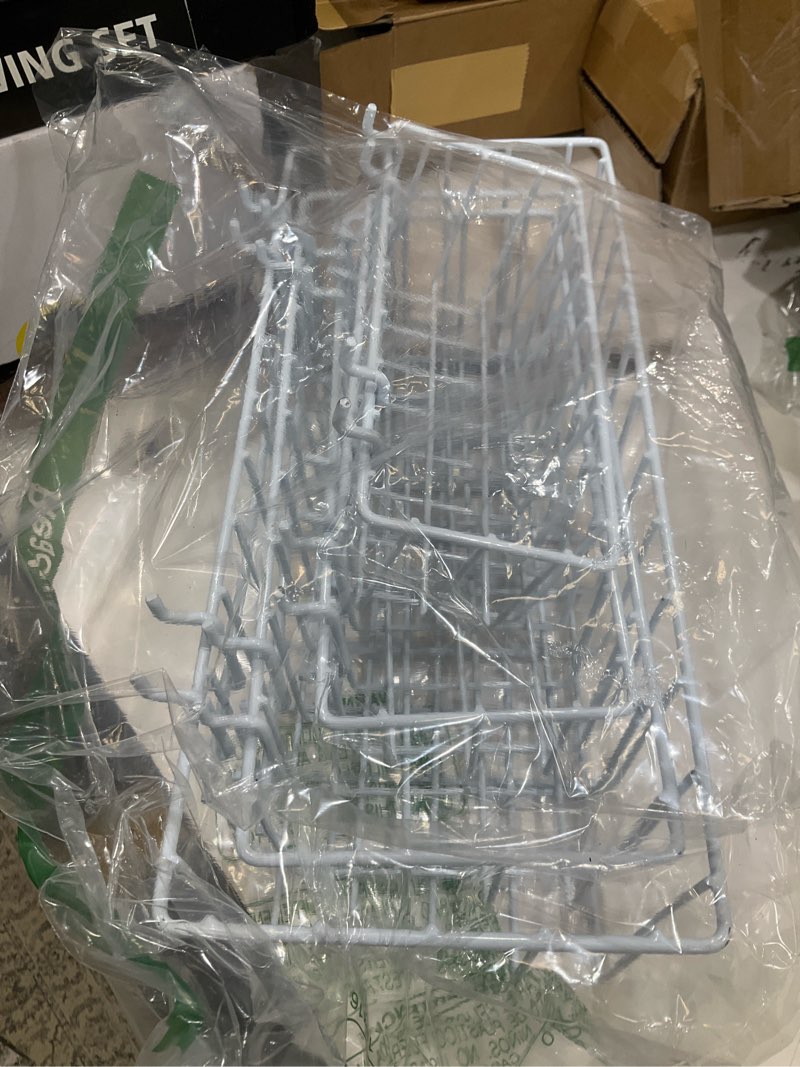 Condition photo showing Good Condition for pegboard baskets,pegboard accessories,can be used to store items that are not easy to hang on a pegboard(4pcs) (white light-duty)