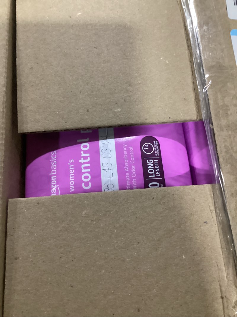 Condition photo showing Good Condition for amazon basics incontinence pads for women long, bladder control, postpartum, ultimate absorbency, unscented, 60 count (2 packs of 30) ultimate 60.0