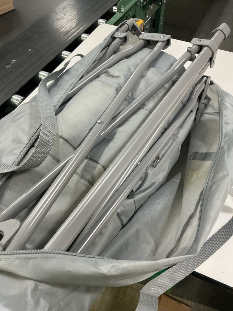 Condition photo showing Good Condition for Foldable Baby Playpen 50"×50", Out-of-The-Box Ready Playpen for Babies and Toddlers, Portable Play Yard with Breathable Mesh & ASTM F406 Certified(Light Grey)