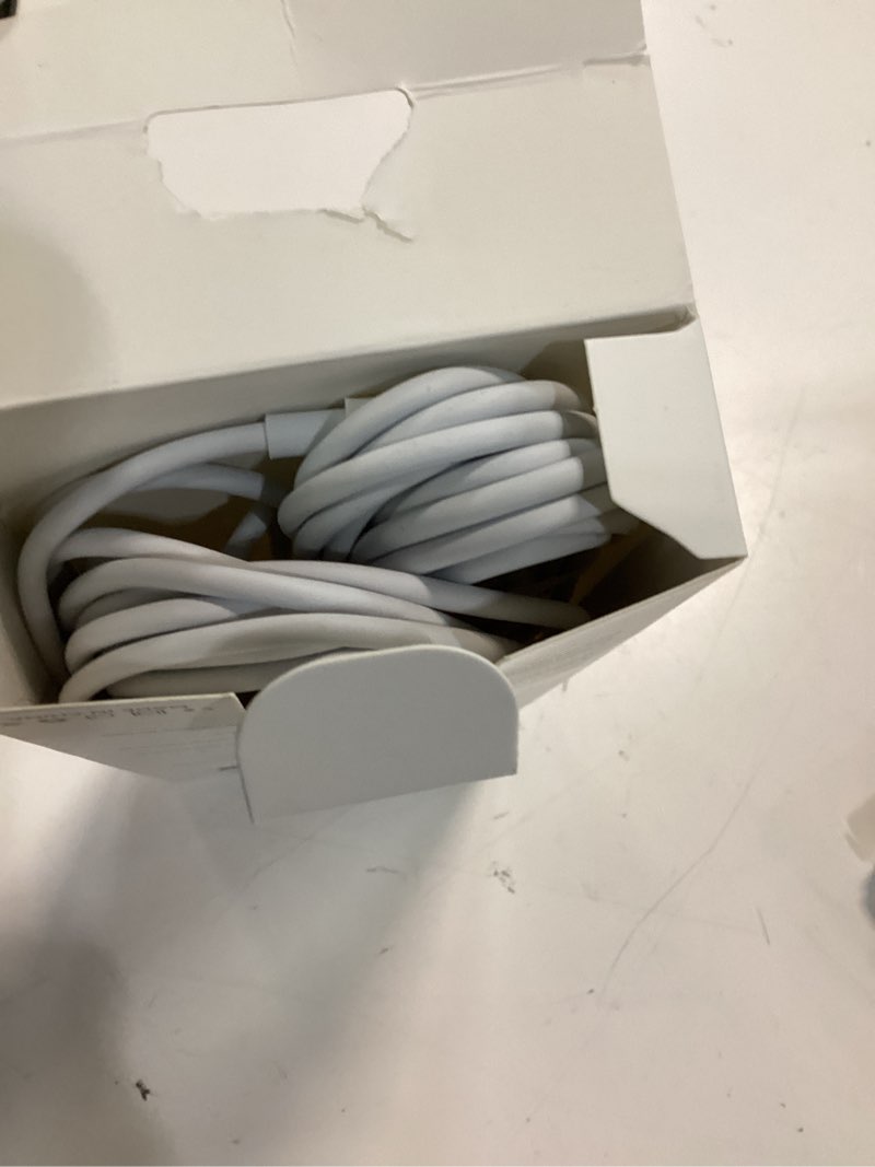 Condition photo showing New/Like New for iphone 17 16 15 charger fast charging, 10 ft long usb c charger cord with 20w type c fast phone charging block for iphone 17/17 pro/17 pro max/air, for iphone 16 15 pro max plus, ipad, android white 10ft