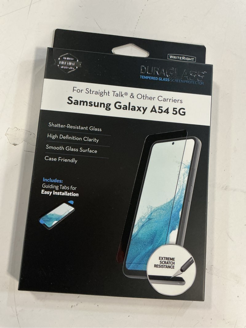 Condition photo showing New/Like New for duraglass tempered glass screen protector for samsung galaxy a54 5g