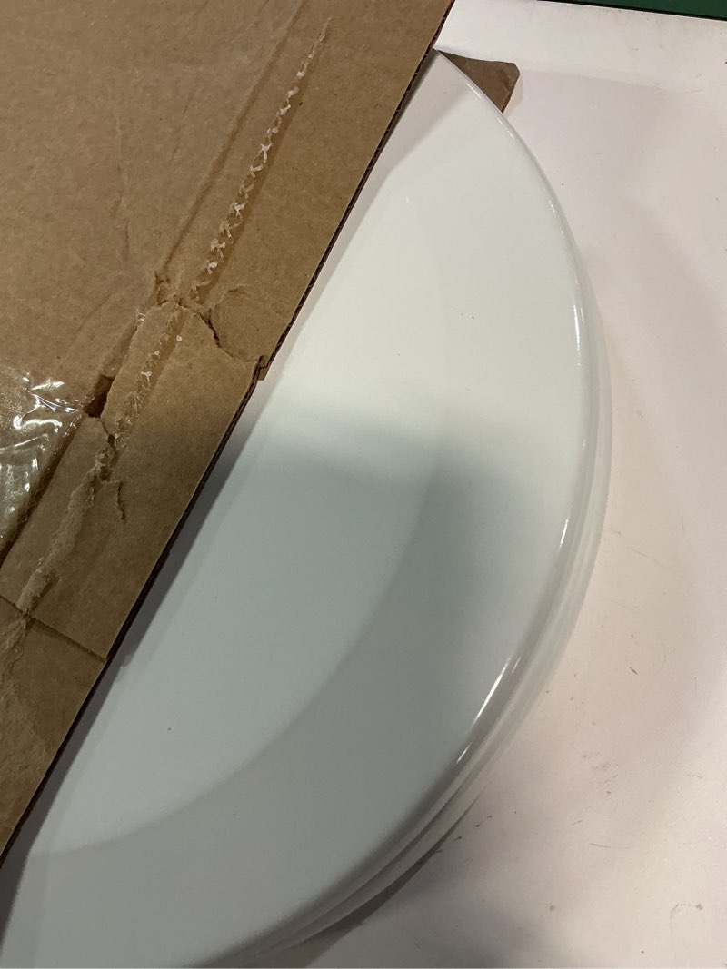 Condition photo showing Good Condition for bemis 500ec durable wood toilet seat with easy clean hinges, made in usa, round, white