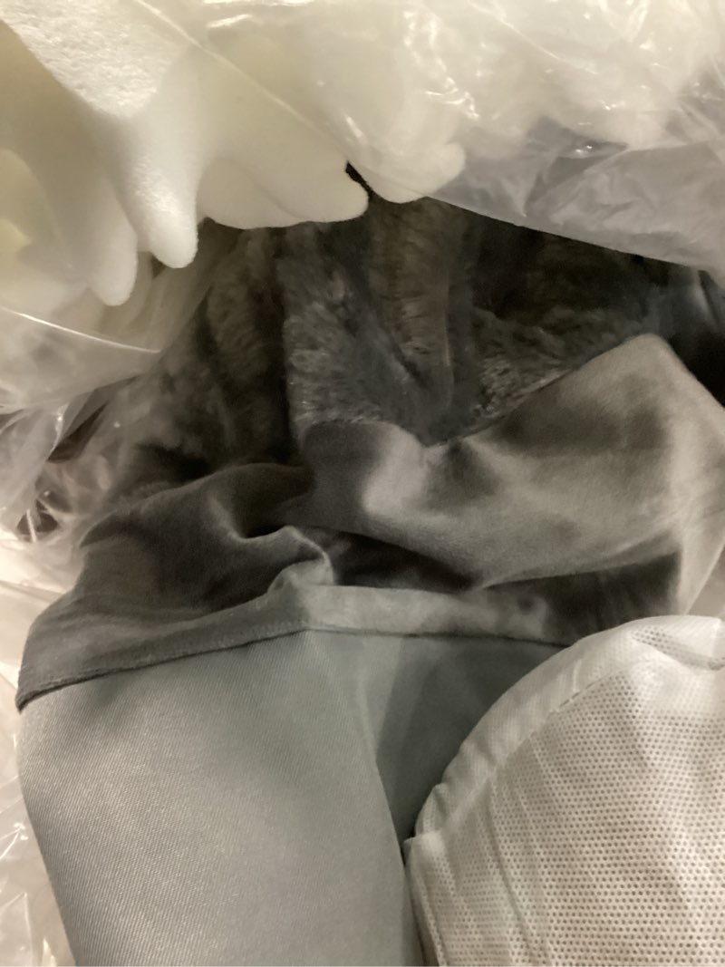 Condition photo showing Good Condition for Orthopedic Dog Bed for XXL Dogs - Washable Memory Foam Pet Sofa, Fluffy Plush Rectangular Bed, Waterproof Anti-Anxiety Couch, Light Gray, XXL Light Gray 47"L x 32"W x 8"Th