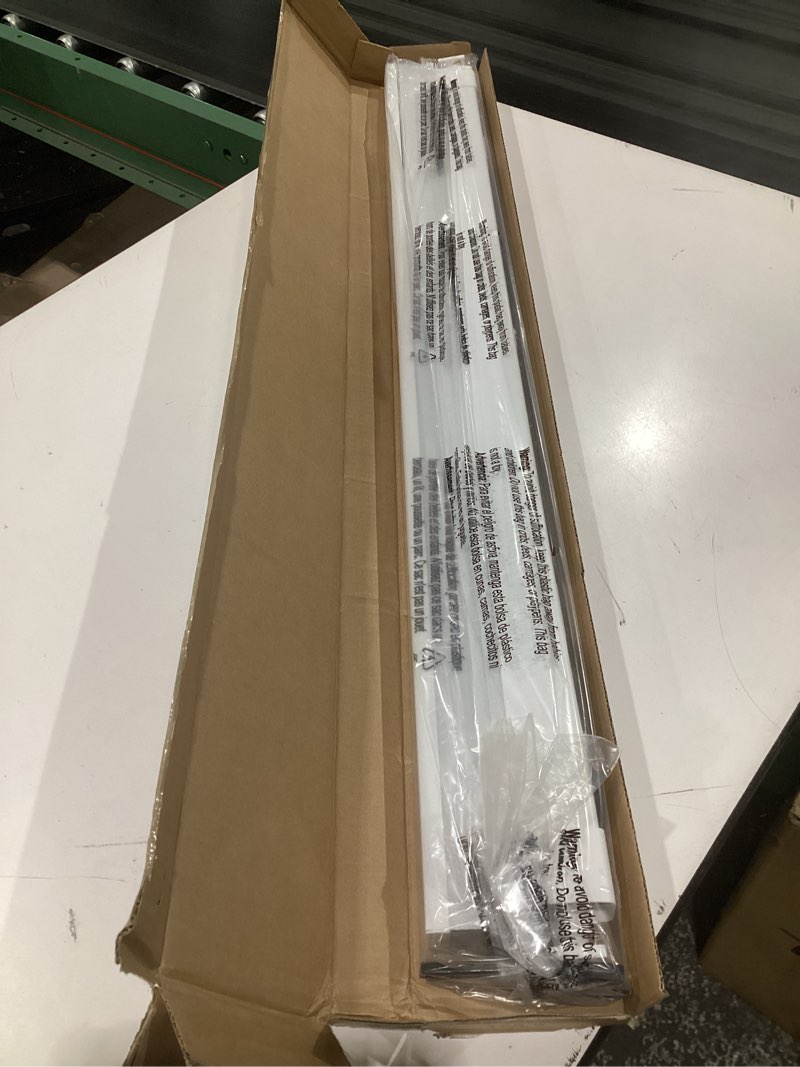 Condition photo showing Good Condition for lazblinds no tools no drill cordless cellular shades, blackout light blocking honeycomb shades for home, thermal insulation blinds for windows, 35" w x 36" h, white blackout-white 35" w x 36" h