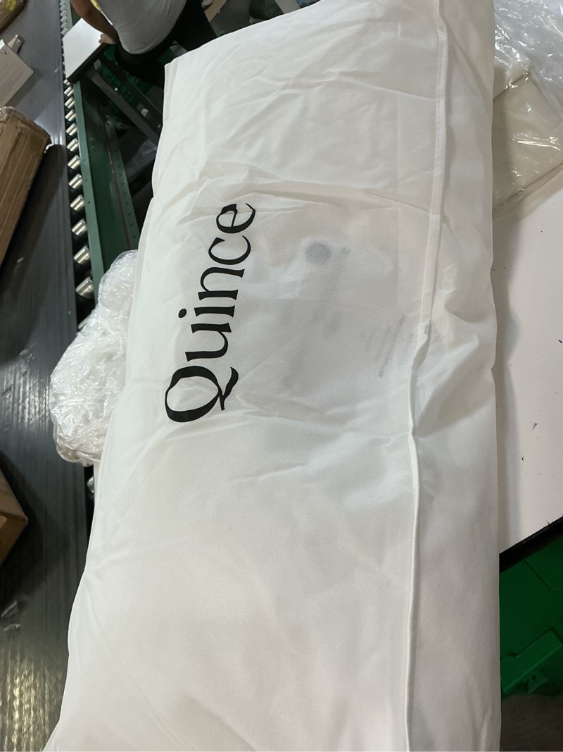 Condition photo showing New/Like New for premium down alternative pillow, king, soft/medium