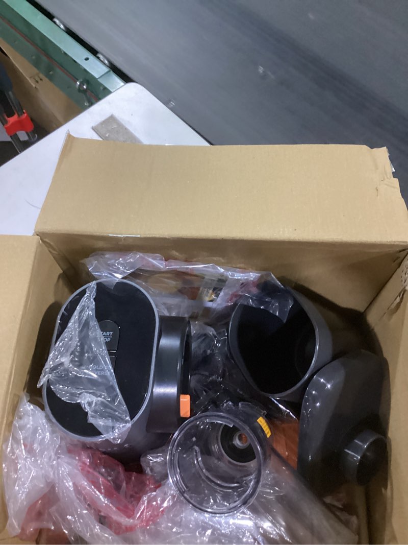 Condition photo showing Good Condition for ninja neverclog cold press juicer, powerful slow juicer with total pulp control, countertop, electric, 2 pulp functions, dishwasher safe, 2nd generation, charcoal, jc151