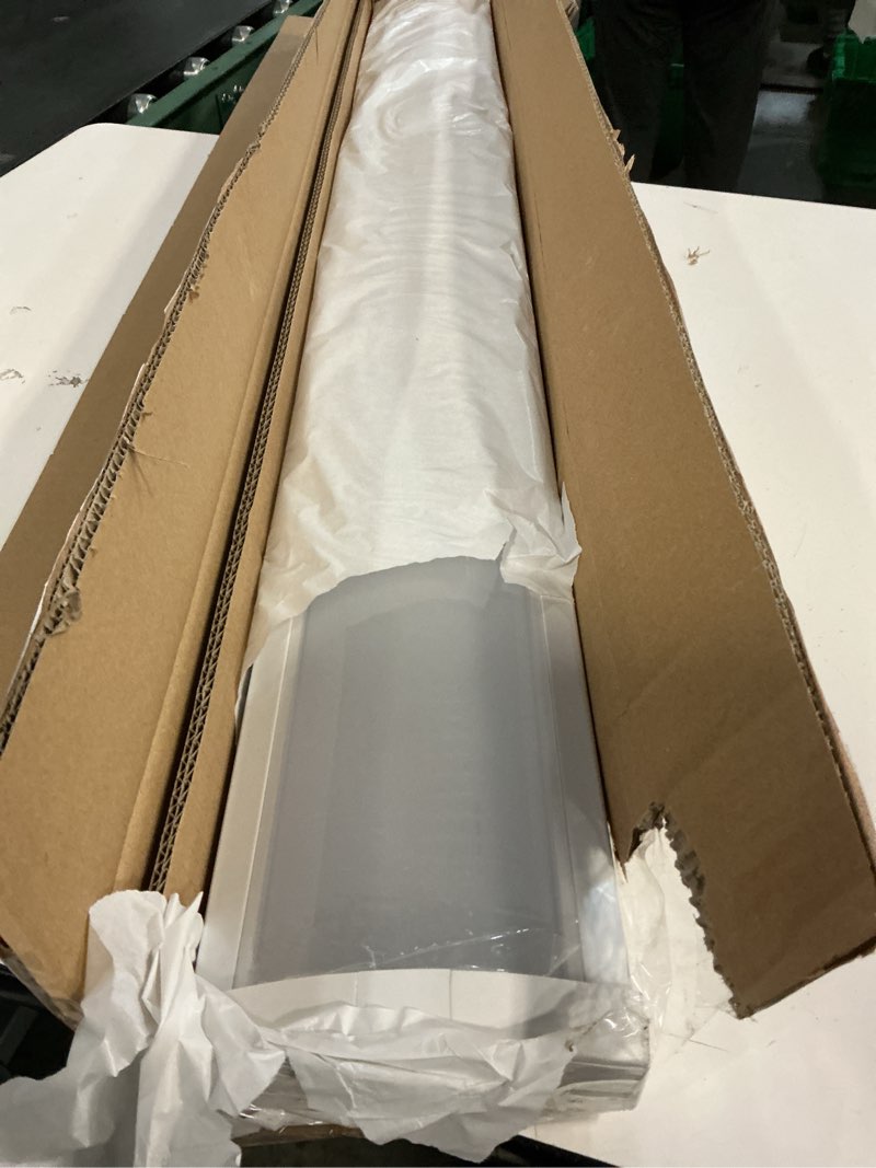 Condition photo showing Good Condition for Lithonia Lighting 4 Foot LED Light Fixture, Low-Profile LED Wraparound Flush Mount Ceiling Light, 4000K Cool White, 120V, 48-Inch (FMLWL 48 840) 4000K Cool White 48-Inch 120V Mount Light
