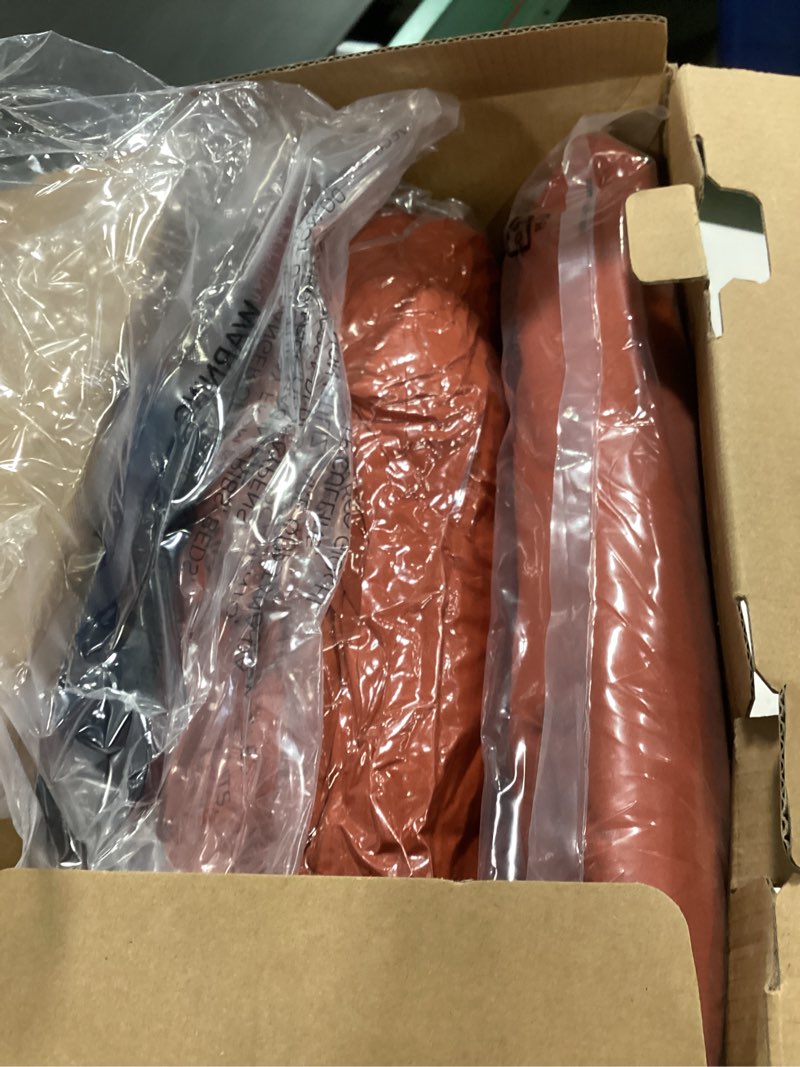 Condition photo showing Good Condition for Bedsure California King Comforter Set Burnt Orange - Bed in a Bag Cal King Bedding Set 7 Pieces, GentleSoft™ Pintuck Bed Set Gift for Family, Pinch Pleat Comforter with Sheets, Pillowcases & Shams California King 10 - Burnt Orange