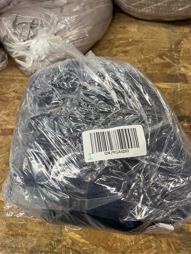 Condition photo showing Good Condition for luster velvet curtain, 48x96, navy
