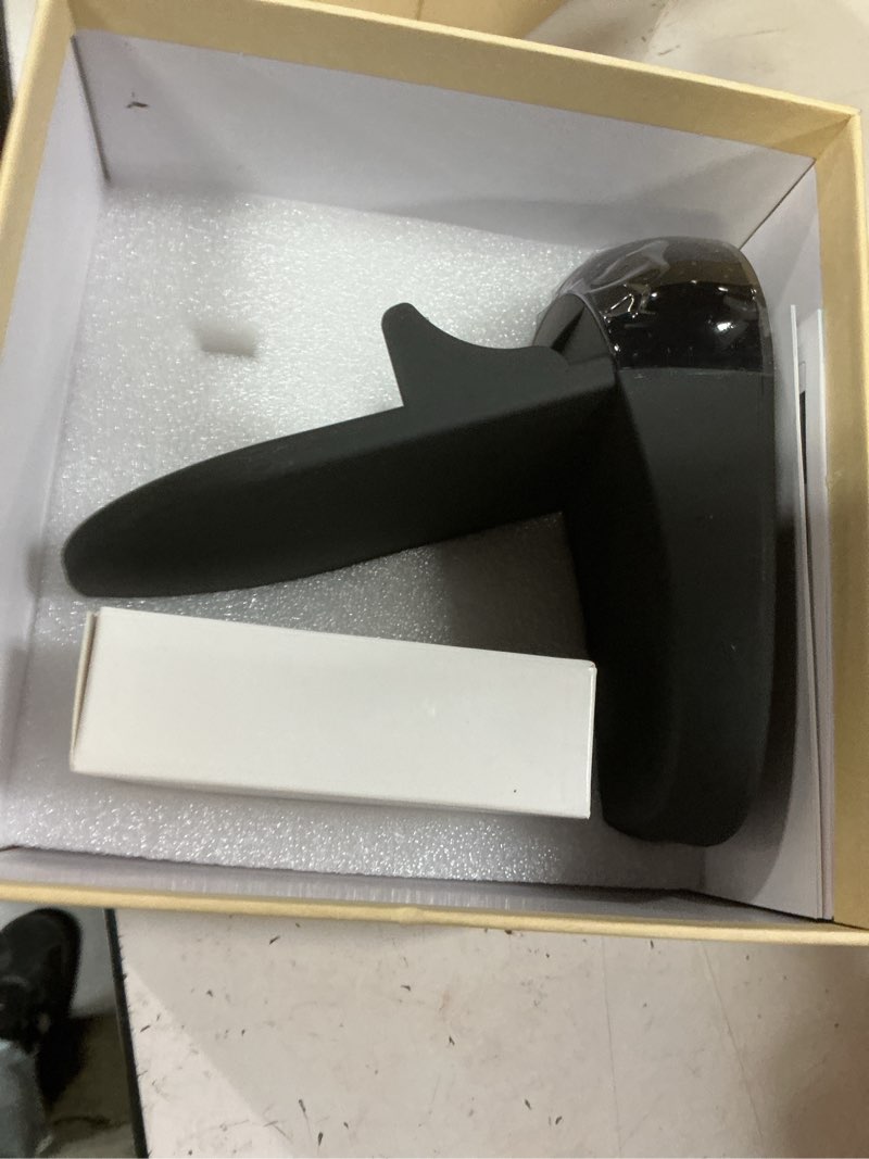 Condition photo showing Good Condition for dome security camera, 2.4/5ghz smart indoor baby/pet monitoring cam with wirless charger, motion detection, phone app, rotate lens 250°viewing angle for home security black