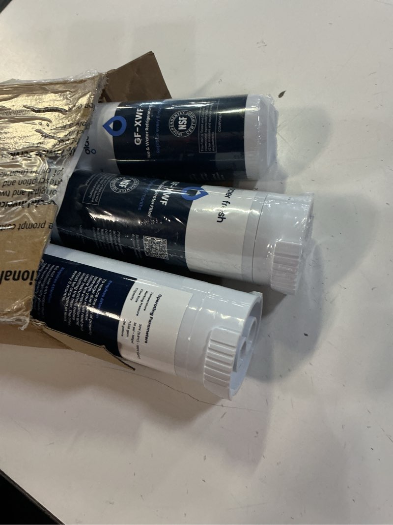 Condition photo showing Good Condition for glacier fresh xwf replacement for ge xwf refrigerator water filter pack of 3 (not xwfe) standard 3 count (pack of 1)
