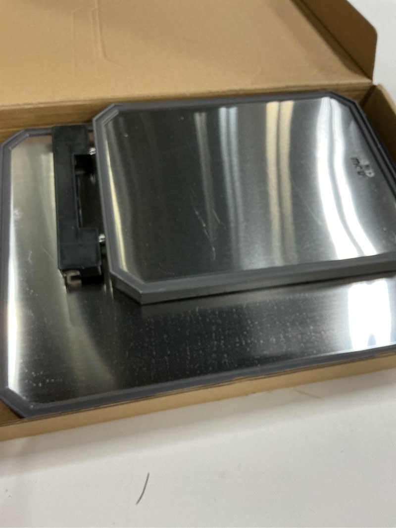 Condition photo showing As Is for SNOWCLAD Stainless Steel Cutting Board,Double Sided Steel Cutting Board Set for kitchen,Stainless Steel/Wheat straw pp Large for meat,Dishwasher Safe [16 * 11+12 * 8.3 Inch] Set of 2