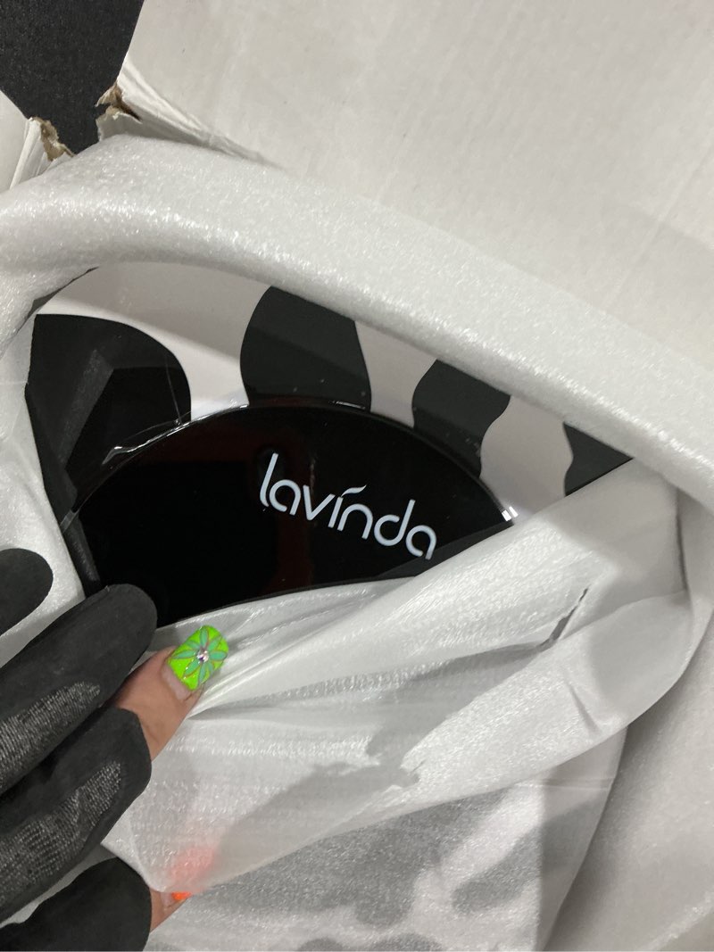 Condition photo showing Good Condition for lavinda led nail lamp uv light for gel nails cordless rechargeable uv lamps nail light with 4 timer, 2x faster professional gel polish curing nail dryer for salon use-cow print